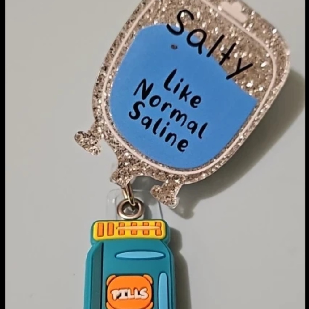 Super cute Nurse healthcare hospital character badge holder - Picture 6 of 11